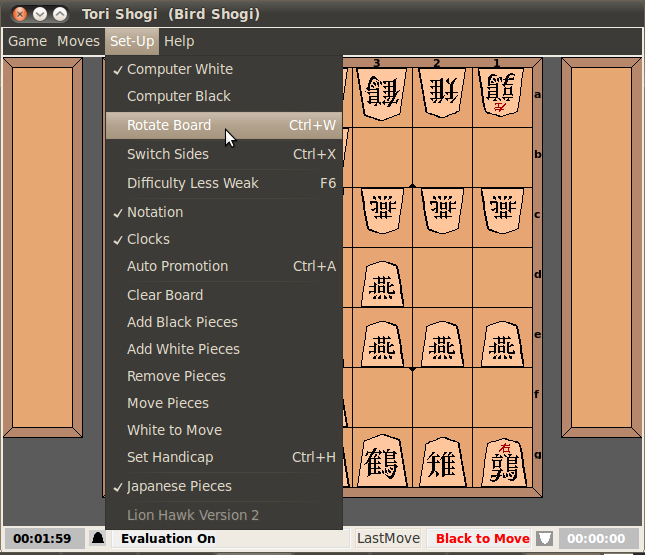 Shogi to run in Linux online