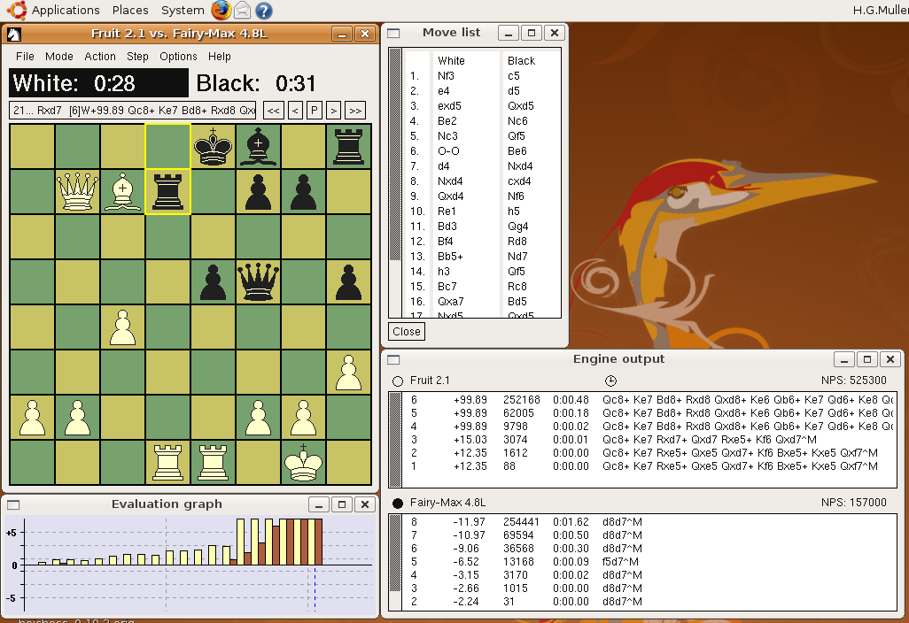 Delfi - Winboard chess engine